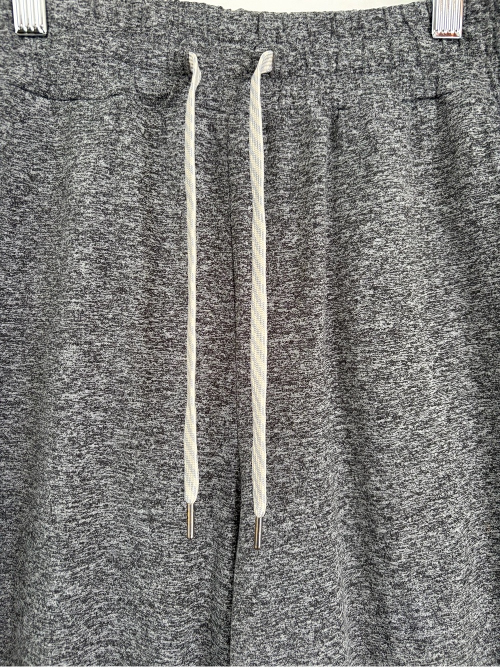 Vuori Wide-Leg Knit Lounge Pants in Heather Gray - Picture 3 of 8